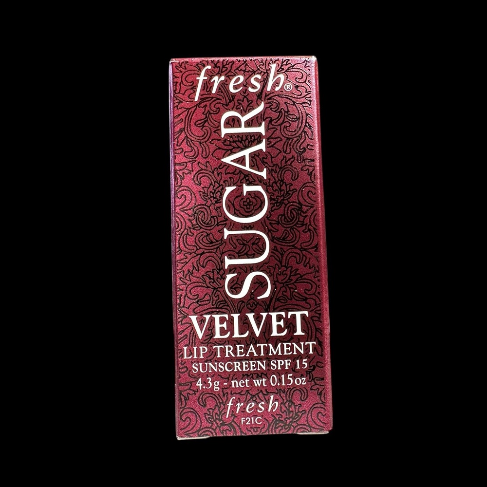 Fresh Sugar Velvet Tinted Lip Treatment Sunscreen SPF 15 Shimmer Pink 0.15oz NIB